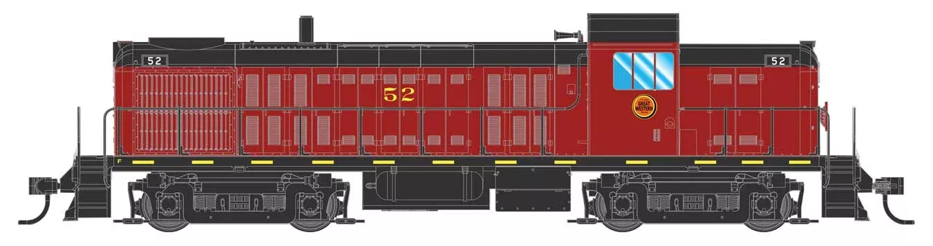 Walthers Mainline 910-10703 HO Scale Alco RS-2 Chicago Great Western CGW 52 DC