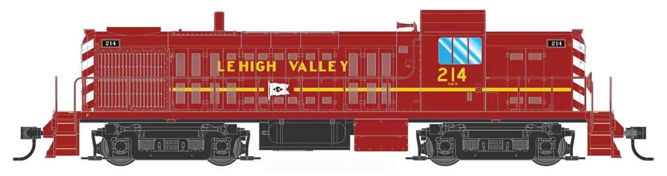 Walthers Mainline 910-20710 HO Scale Alco RS-2 Lehigh Valley LV 211 DCC/Sound
