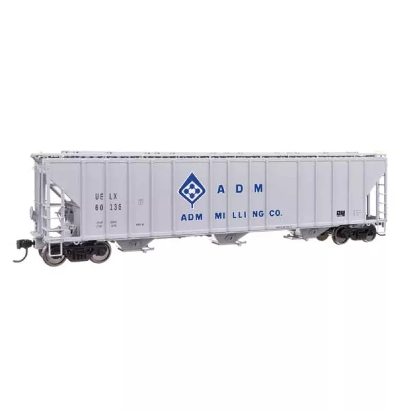 Walthers Proto 920-106170 HO, 55' Evans 4780 Covered Hopper, ADM Milling, UELX 60136