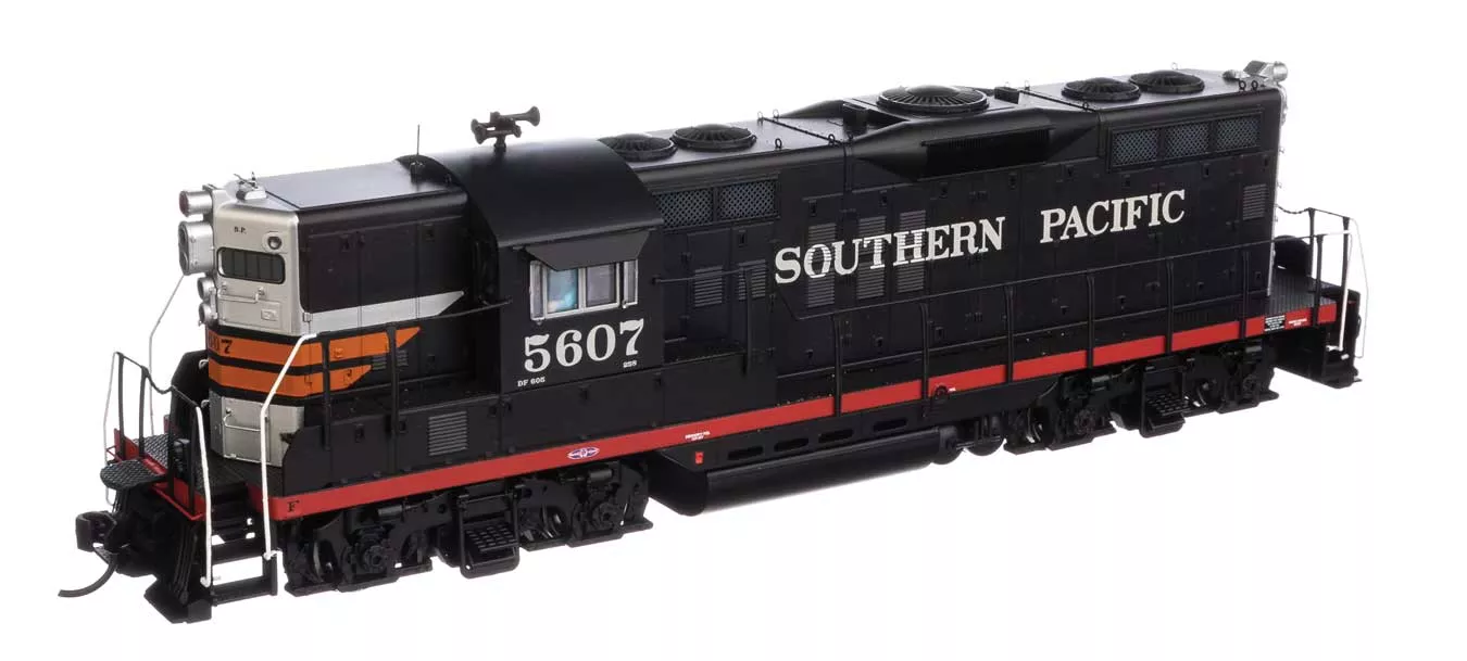 Walthers Proto 920-42721 HO Scale EMD GP9 Ph II Southern Pacific “Black Widow” SP 5607 DCC & LokSound