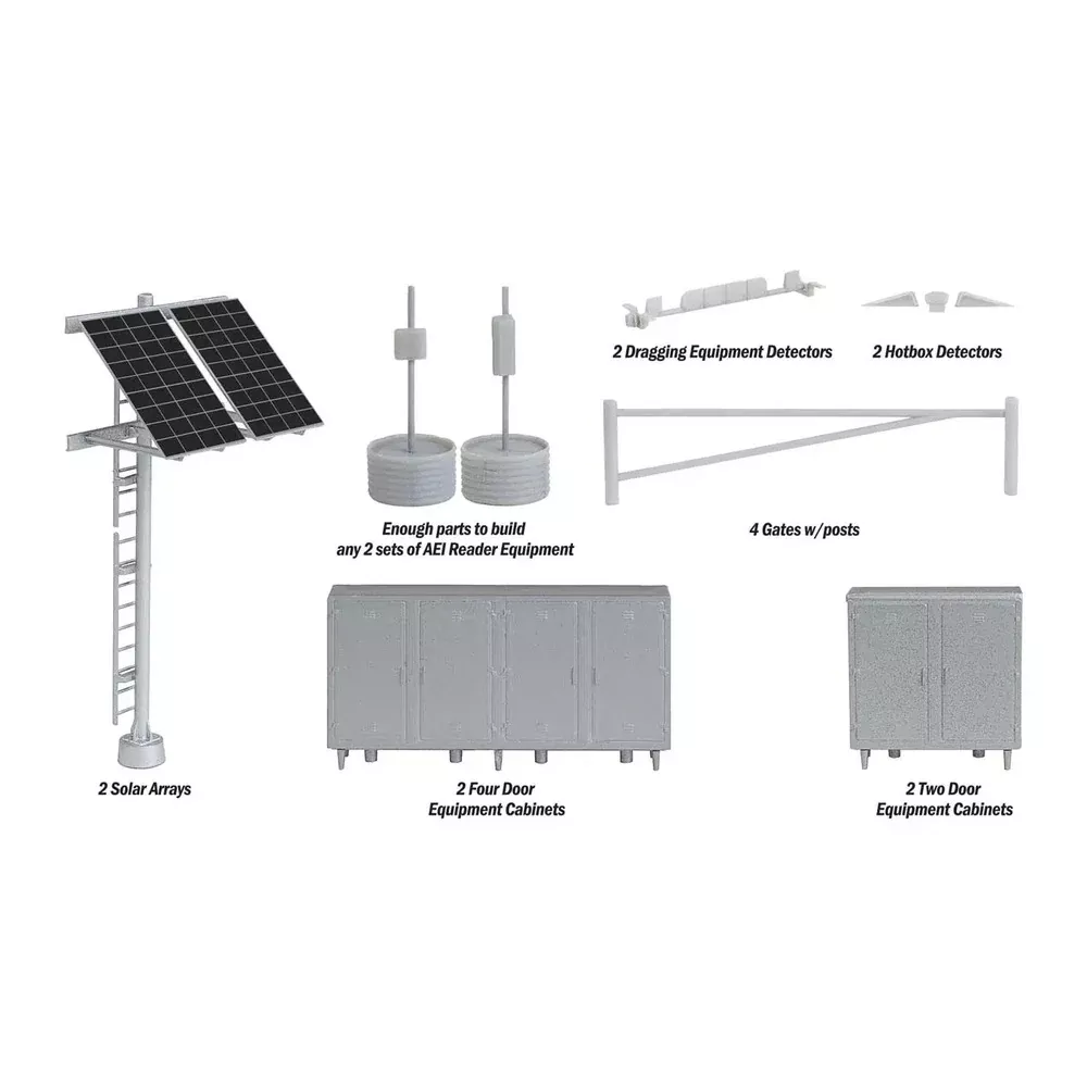 Walthers SceneMaster 4139 HO Modern Trackside Detail Kit
