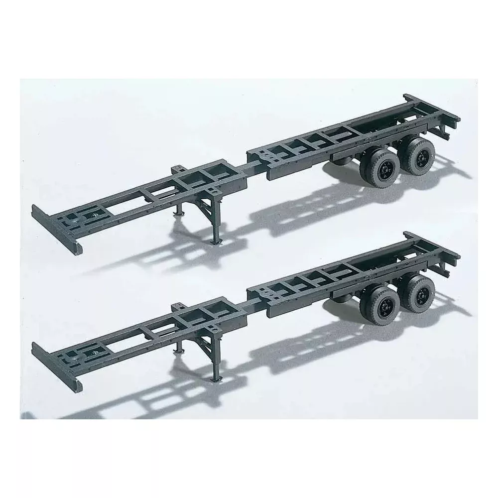 Walthers SceneMaster 949-4105 HO Extendible Container Chassis Kit