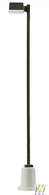 Walthers SceneMaster 949-4319 HO Scale Single-Square Modern Parking Lot Light -- 3-3/4" Tall x 1/2" Wide 9.5 x 1.2cm