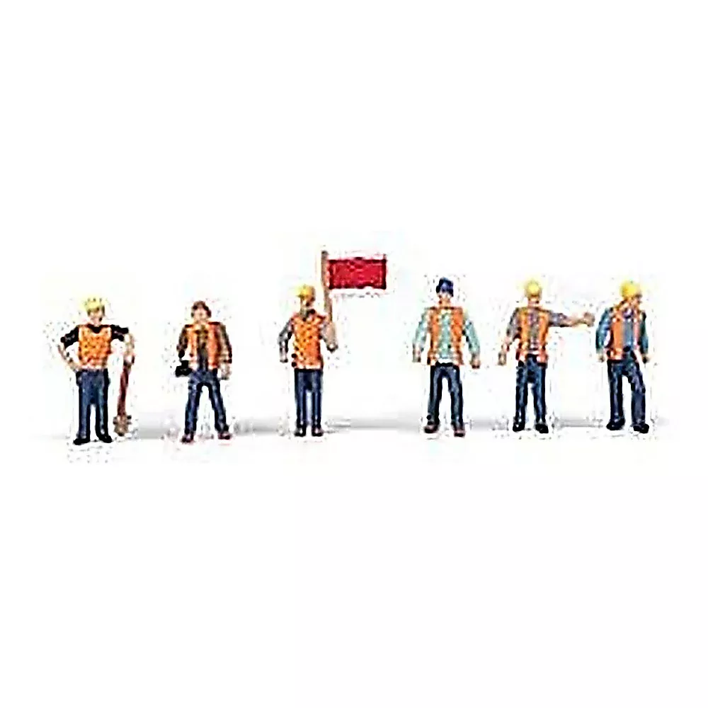 Walthers SceneMaster 949-6067 HO Railroad Track Workers pkg(6) Set 2
