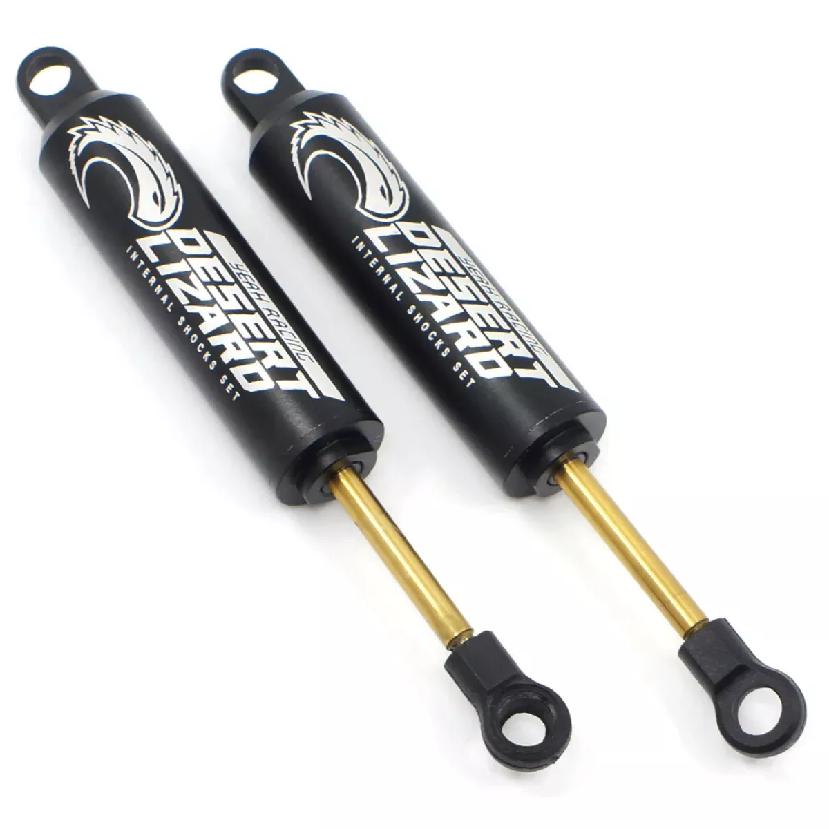 Yeah Racing DDL-110BK Black 110mm Desert Lizard Two Stage Internal Spring Shocks