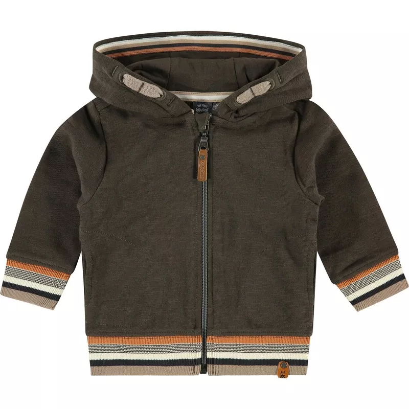 Zip Up Pullover Army