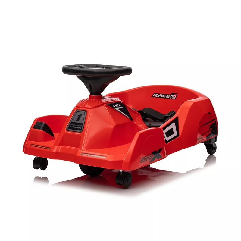 Zoom Racer Spin Cart 6V Electric Ride-On Toy for Kids360 Spinning Drift Car