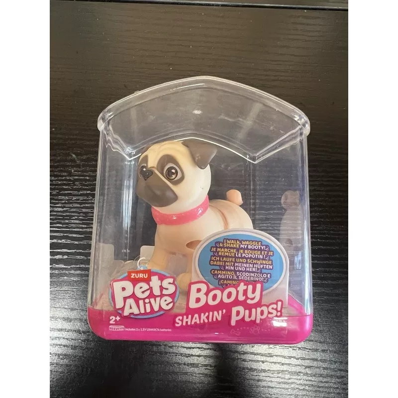 ZURU Pets Alive Booty Shakin’ Pups Pug Figure 2021 #9530 Brand New
